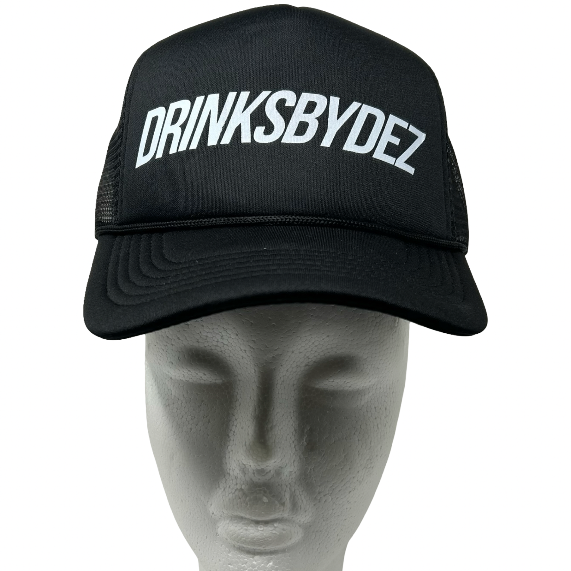 Trucker hat on display